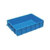 ＤＩＣ　Ａ型コンテナ　Ａ−１　ボックス型　外寸：Ｗ４６０×Ｄ２８０×Ｈ１００　青 ＤＩＣプラスチック（株）　容器資材 (A-1) (501-1671) | タツマックスメガヤフー店