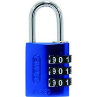 ＡＢＵＳ　ナンバー可変式ダイヤル錠　１４５−ＢｉｇＤ／３０　ＢＬＵＥ　幅３１ｍｍ　ツル径５ｍｍ　ブルー (145BIGD30BLUE) (114-7801) | タツマックスメガ