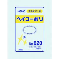 ＨＥＩＫＯ　ポリ規格袋　ヘイコーポリ　Ｎｏ．６２０　紐なし　５０枚入り (006621000) (149-1200) | タツマックスメガ