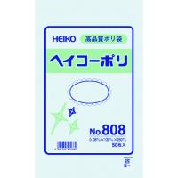 ＨＥＩＫＯ　ポリ規格袋　ヘイコーポリ　Ｎｏ．８０８　紐なし　５０枚入り (006627800) (149-1208) | タツマックスメガ