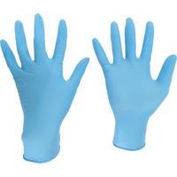 ミドリ安全　ニトリル使い捨て手袋　極薄　粉なし　青　Ｍ（１００枚入）　VERTE-710-N-M　（447-8495） | タツマックスメガ