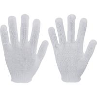 福徳　すべり止め手袋　てくびショート薄手　スベリドメ付　ホワイト　Ｍ　５双組 (3725PM) (787-1171) | タツマックスメガ