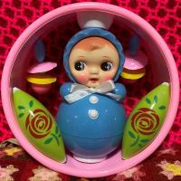 丸形おきあがりこぼし 日本製 起き上がりこぼし 昭和レトロ 可愛い