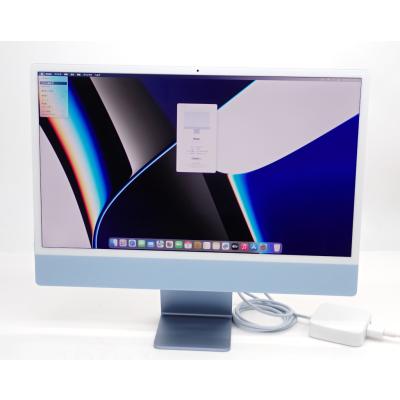 Apple iMac 2021 ブルー M1 3.2GHz 8GB 512GB(SSD) CPU内蔵8コア