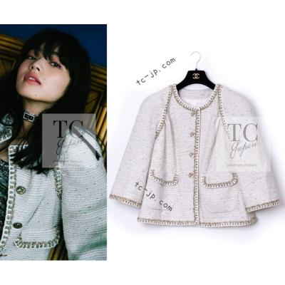 CHANEL レディースノーカラージャケット｜コート、ジャケット