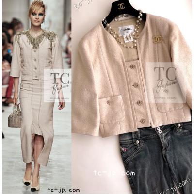 CHANEL レディースノーカラージャケット｜コート、ジャケット