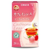 日東紅茶 カフェインレスピーチ＆アップル 20袋入り | TeaMartアウトレットYahoo!店