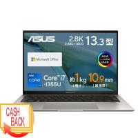 ASUS エイスース ノートパソコン Zenbook S [13.3型 Windows11 Home] バサルトグ…-11000円キャッシュバック | テクノス