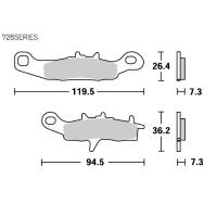 ネコポス 4990852048137  777-0726077 SBSブレーキパッド　726 シリーズ　RSI オフロードレーシング　フロント/リヤ用 | 八百万堂