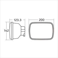 スタンレー  4907894134247  FB06 12V60/55W H4U 角ブルー 2輪用ヘッドランプ | 八百万堂