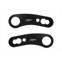 モートーン  4550255826512  MMU585 リアウインカーステー リアショックマウント M8／M10／純正用 ブラック StreetTw | 八百万堂