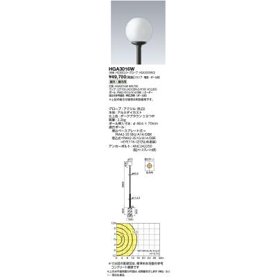 HIDポールライト（スタンダード） H6009 - HIDポールライト(スタンダード)・ヤードライト ｜照明