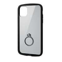 エレコム iPhone 11 TOUGH SLIM LITE フレームカラー リング付 ブラック PM-A19CTSLFCRBK | テルショップ・ジャパン Yahoo!店