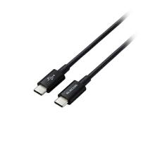 エレコム USB2.0ケーブル(認証品、C-C、やわらか耐久、USB PD対応) MPA-CCYS03NBK | テルショップ・ジャパン Yahoo!店