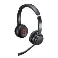 サンワサプライ Bluetoothヘッドセット(両耳タイプ・単一指向性) MM-BTSH62BK | テルショップ・ジャパン Yahoo!店
