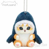 mofusand ぽてぽてサメにゃん マスコット ぬいぐるみ 【即納品】 モフサンド 正規品 動物 ヌイグルミ 人形 かわいい もふもふ 猫 | 天天ストア