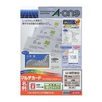 エーワン　51276　マルチカード 各種プリンタ兼用紙　白無地 厚口タイプ　A4判 10面 名刺サイズ　100シート(1,000枚) | オフィス用品の販売 てんぶん