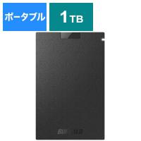 バッファロー SSD-PG1.0U3-BC USB3.2(Gen1) ポータブルSSD Type-A 1.0TB ブラック | テニテニ