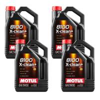 【お得な4本セット】MOTUL（モチュール）8100 X-clean＋ 5W30 5L 100％化学合成 ガソリン/ディーゼル エンジンオイル 新 110575 [正規品] | てんこ盛り!