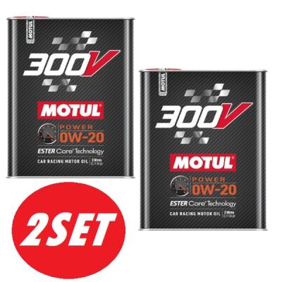MOTUL 300V POWER 0W-20 2L 2缶セット motul 300v（車、バイク、自転車）（粘度：0Wー20）のおすすめ人気商品