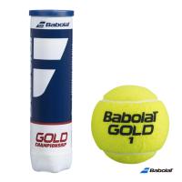 バボラ BabolaT テニスボール GOLD CHAMPIONSHIP（ゴールド チャンピオンシップ） 4球入 1缶 502082 | テニスジャパンYahoo!店