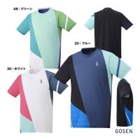 【ポイント10％】ゴーセン GOSEN テニスウェア ユニセックス ゲームシャツ T2406 | テニスジャパンYahoo!店