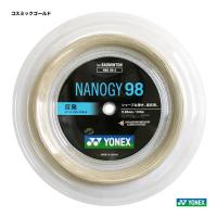 ヨネックス YONEX ガット バドミントン用 ロール ナノジー98（NANOGY 98） 200m 0.66 コスミックゴールド NBG98-2（528） | テニスジャパンYahoo!店