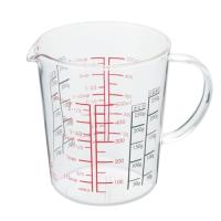 HARIO(ハリオ) メジャーカップ ワイド 耐熱ガラス 取っ手付 マルチ 500ml 日本製 CMJW-500 | てのりんた