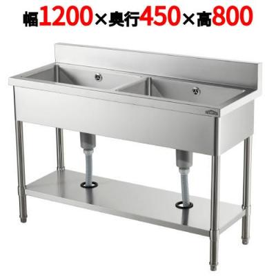 2槽シンク（業務用シンク）｜洗浄、洗い場｜飲食、厨房用 | DIY、工具