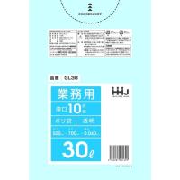 HHJ ポリ袋 30L 透明  0.040mm 500枚 10枚×50冊入 GL38 | 店舗用品ショップ