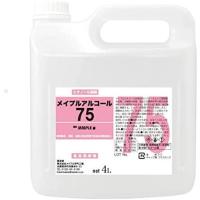 アルコール製剤 メイプルアルコール75　4L | 店舗用品ショップ