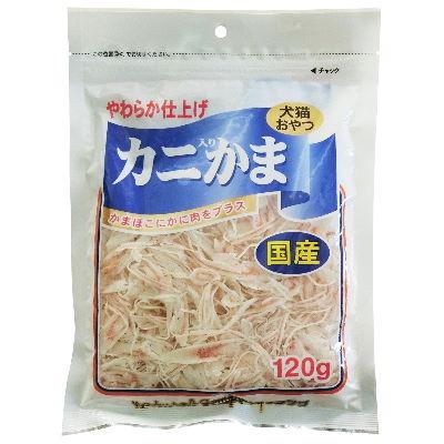 フジサワ カニ入りかま 120g【キャットフード トッピング 猫用 おやつ