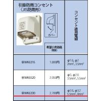 パナソニック 設備工事用配線器具・電材引掛防雨コンセント（JIS防雨形）WK6330 | てるくにでんき