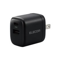 エレコム 急速充電器 Type-C USB PD対応 30W 2ポート (USB-C/USB-A) 小型 軽量 iPhone ホワイト EC-AC14 公式店 日本メーカー | テスコム公式Yahoo!店