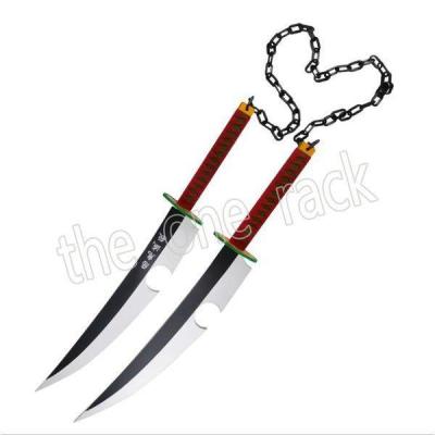 宇髄天元 二刀流武器 チェーン付き　コスプレセット Amazon | コスプレ道具 鬼滅の刃 宇髄天元 武器 刀 | 裁縫用印