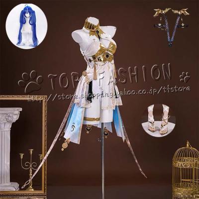 鳴潮 ユーノ コスプレ衣装 鳴潮 ユーノ コスプレ 靴、ウィッグ付きフル