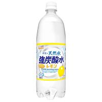 2ケース販売 サンガリア 伊賀の天然水強炭酸水レモン 1000ml (×24)(cs002)(n) | スーパーフジの通販 FUJI netshop