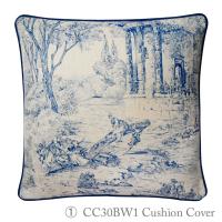 THE-SECRET-GARDEN Blue &White シノワズリ クッションカバー 全2種類