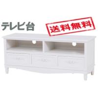 ローズモチーフのテレビ台 （幅105cm） ホワイト　MTV-8193WH | ONLINE SHOP THE STANDARD