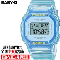 5月17日発売 BABY-G サマーゼリー BGD-565SJ-2JF レディース 腕時計 電池式 デジタル スクエア 樹脂バンド ブルー 国内正規品 カシオ | ザ・クロックハウス Yahoo!店
