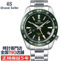 グランドセイコー 9R スプリングドライブ GMT SBGE257 メンズ 腕時計 グリーン セラミックス メタルベルト スクリューバック 9R66 | ザ・クロックハウス Yahoo!店