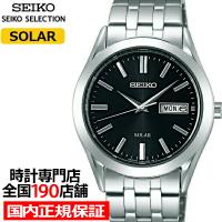 セイコー セレクション スピリット メンズ 腕時計 ソーラー ブラック メタルベルト ペアモデル SBPX083 | ザ・クロックハウス Yahoo!店