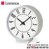 タカタレムノス デザインオブジェクト eki clock s エキ クロック エス 置き時計 クオーツ 電池式 ホワイト 五十嵐 威暢 TIL19-08WH | ザ・クロックハウス Yahoo!店