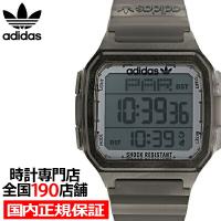 adidas アディダス STREET ストリート DIGITAL ONE GMT デジタルワン GMT AOST22050 メンズ 腕時計 電池式 デジタル ワールドタイム ブラック | ザ・クロックハウスPlus+ヤフー店
