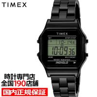 TIMEX タイメックス クラシックタイルコレクション 限定モデル TW2V20000 メンズ 腕時計 電池式 クオーツ デジタル 樹脂バンド ブラック | ザ・クロックハウスPlus+ヤフー店