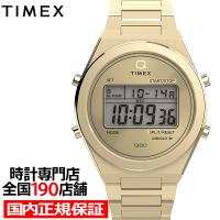 タイメックス Q TIMEX Q80 コンチネンタル TW2Y09700 メンズ 腕時計 クオーツ 電池式 デジタル ゴールド | ザ・クロックハウスPlus+ヤフー店