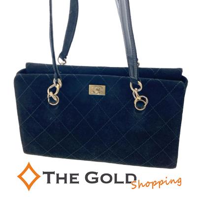 s*5様 クラシック ハンドバッグ ネイビー ゴールド金具 THE GOLD 