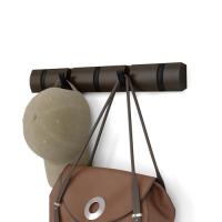 umbra フリップフック FRIP HOOK ブラック/ウォルナット 5HOOK 壁掛けフック 収納 | THE LIGHT HOUSE