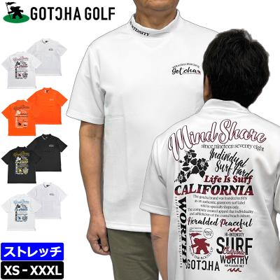 モックネック半袖（GOTCHA GOLF／ゴルフ メンズウエア）｜ゴルフ