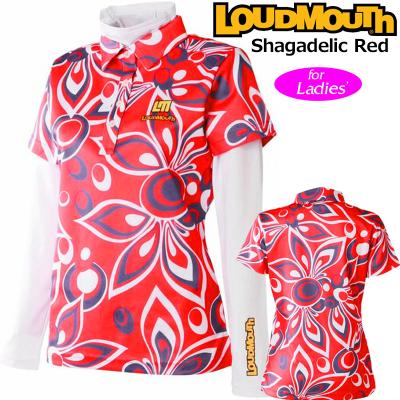 専用です！LoudMouth ラウドマウス　シャガデリック柄　レディース 3点 LOUDMOUTH ラウドマウス 9.5型 3点式 キャディバッグ シャガ